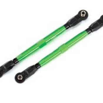 Traxxas Toe links, front (TUBES green-anodized, 6061-T6 aluminum) (2) (for use with #8995 WideMaxx suspension kit)