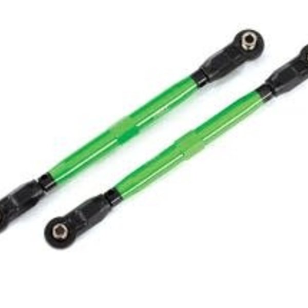 Traxxas Toe links, front (TUBES green-anodized, 6061-T6 aluminum) (2) (for use with #8995 WideMaxx suspension kit)