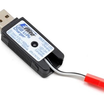 1S USB Li-Po Charger, 500mA, JST: 180 QX HD