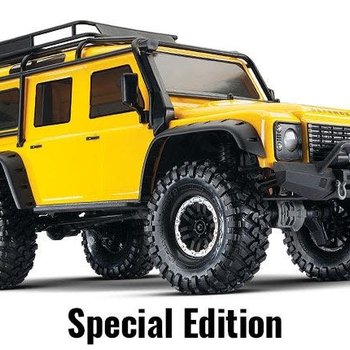 Traxxas TRX-4 Scale and Trail Crawler with Land Rover Defender Body: 4WD Electric Trail Truck with TQi Traxxas Link Enabled 2.4GHz Radio System