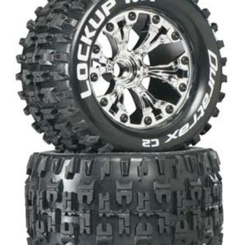 DuraTrax Duratrax Lockup MT 2.8" 2WD Mounted Front Chrome (2)