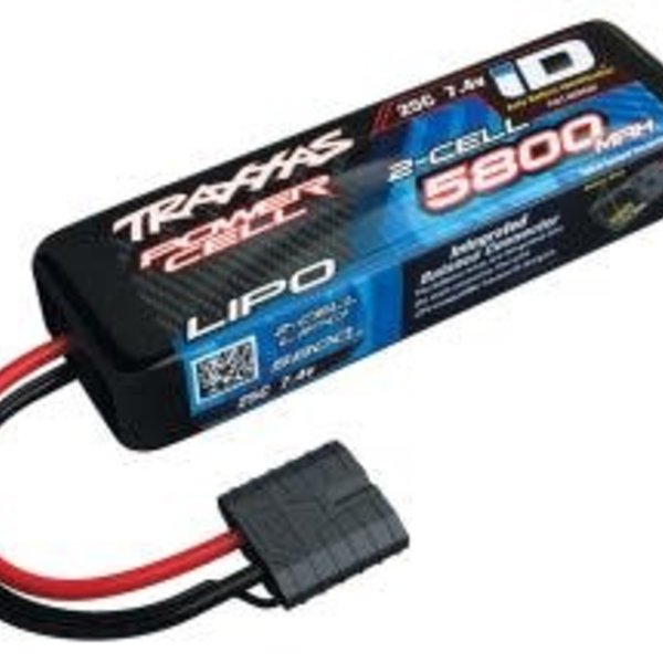 Traxxas 5800mAh 7.4v 2-Cell 25C LiPo Battery(GRD SHIP INC)