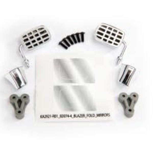 Traxxas Mirrors, side (folding) (fits #8130 body)