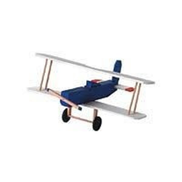 Darice Wood Model Kit-Biplane 3.5"X8.5"X7.5