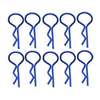 BENT MEDIUM BODY PINS BLUE (10)