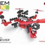 STEM EDUCATIONAL FPV WIFI BRICK FLYER (BLUE, RED, & YELLOW COLORS AVAILABLE)