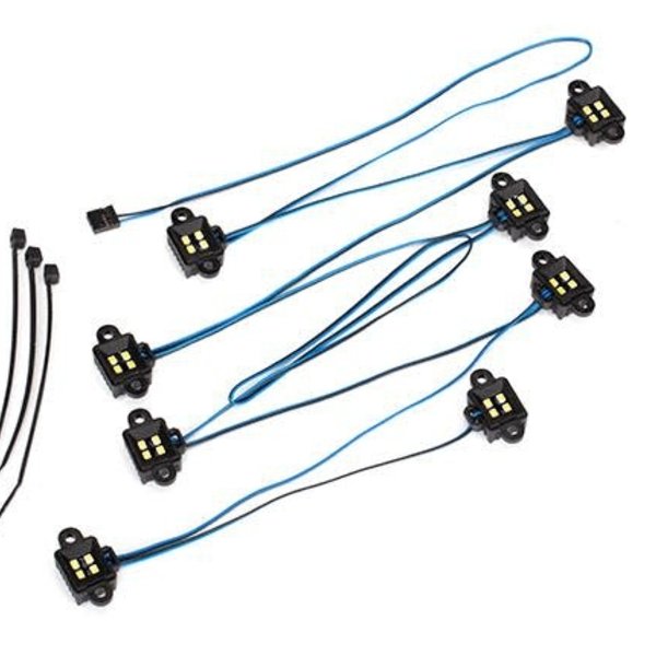 Traxxas LED rock light kit, TRX-4/TRX-6 (requires #8028 power supply and #8018, #8072, or #8080 inner fenders)
