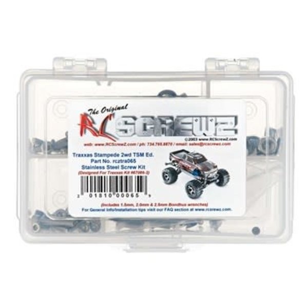 RC Screwz Stainless Screw Kit Stampede 4x4 TSM