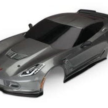 Traxxas Body, Chevrolet Corvette Z06, graphite (painted, decals applied)