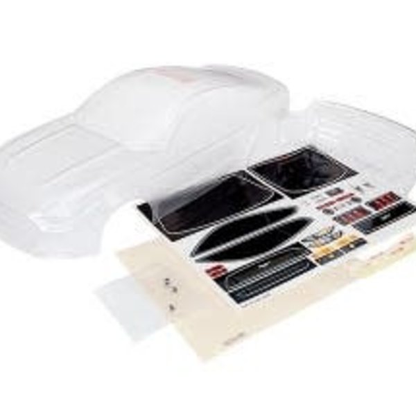 Traxxas Body, Ford Mustang (clear, requires painting)/ window masks/ decal sheet