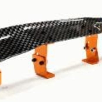 Integy Realistic Alloy Rear Wing 165mm w/ Adj. Mount for 1/10 Size Drift & Touring Car