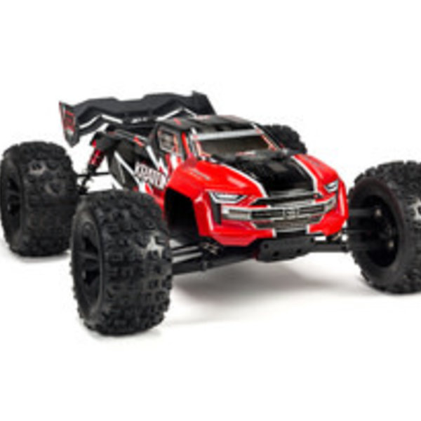 arrma Kraton 6S BLX Painted Decaled Trimmed Body (Red)(Grd ship INC)