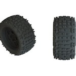 arrma AR550050 Backflip LP 4S Tire 3.8 Glued Black (2)