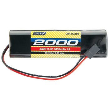 ONX NiMH 9.6V 2000mAh AA Transmitter Rect Universal