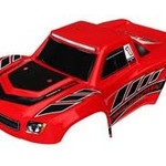 Traxxas Body, LaTrax Desert Prerunner, red (painted)/ decals