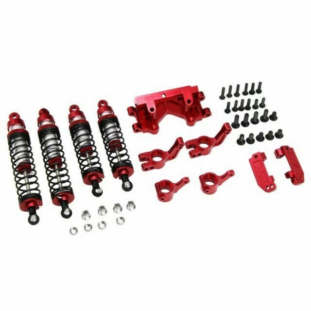 HOT RACING XPTE929P02 This is the optional Xspede Hop Up Suspension Kit in Red for the 1/10