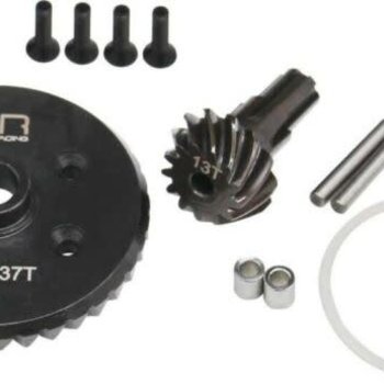 HOT RACING Steel Helical Diff Ring/Pinion - BLX 3S 4S(grd ship inc)