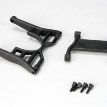 Traxxas Wheelie bar arm (1)/ connector (1)/ 3x12 SS (hex drive) (4)