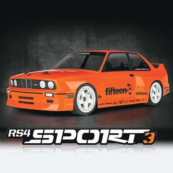 HPI 114343 RS4 Sport 3 RTR w/BMW M3 E30 Body