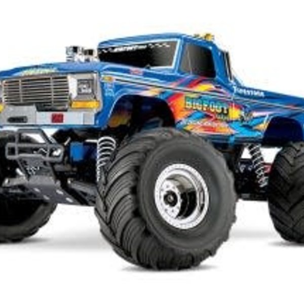 Traxxas Bigfoot No. 1: 1/10 Scale Officially Licensed Replica Monster Truck with TQ 2.4GHz radio system