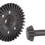 Traxxas Ring gear, differential/ pinion gear, differential (machined, spiral cut) (front)