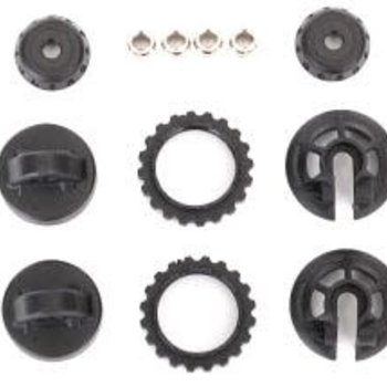Traxxas Caps & spring retainers, GTR shock (upper cap (2)/ hollow balls (4)/ bottom cap (2)/ upper retainer (2)/ lower retainer (2))