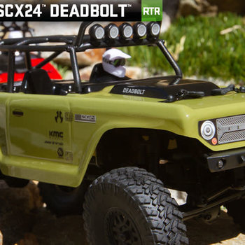 1/24 SCX24 Deadbolt 4WD Rock Crawler Brushed RTR, Green