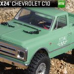 SCX24 1967 Chevrolet C10 1/24 4WD-RTR Light Green incl. lwr 48 ship.