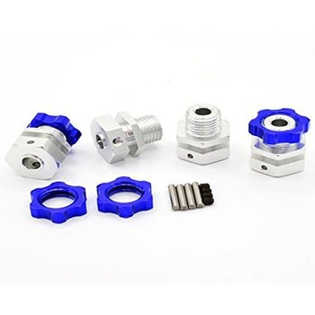 HOT RACING 17mm Hub Wide Offset Adapter Blue(4)