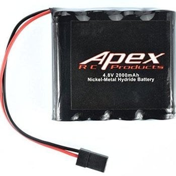 APEX Apex RC Products 4.8v 2000Mah NiMh Flat Receiver Battery