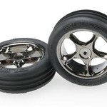 Traxxas 2471A Tires and Wheels Assembled Ribbed (2)