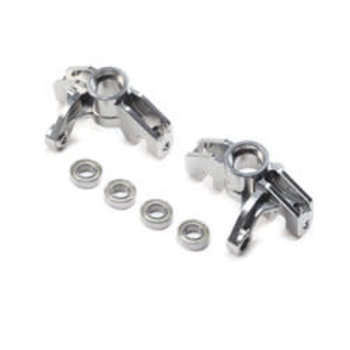 LOSI Front Spindle Set, Aluminum (L/R): Super Rock Rey