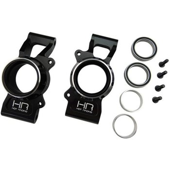 HOT RACING XMX2201 Aluminum Rear Knuckle Kit Black X-Maxx
