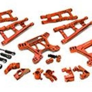 Integy Billet Machined Alloy Suspension Kit for Traxxas 1/10 Rustler 4X4