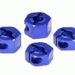 Integy T8677BLUE Hex Wheel Hubs 1/10 Slash 2WD