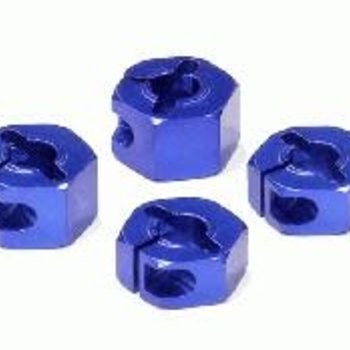 Integy T8677BLUE Hex Wheel Hubs 1/10 Slash 2WD