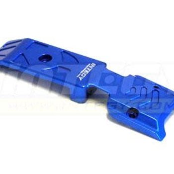 Integy Mid-Front Skid Plate, Blue: Revo