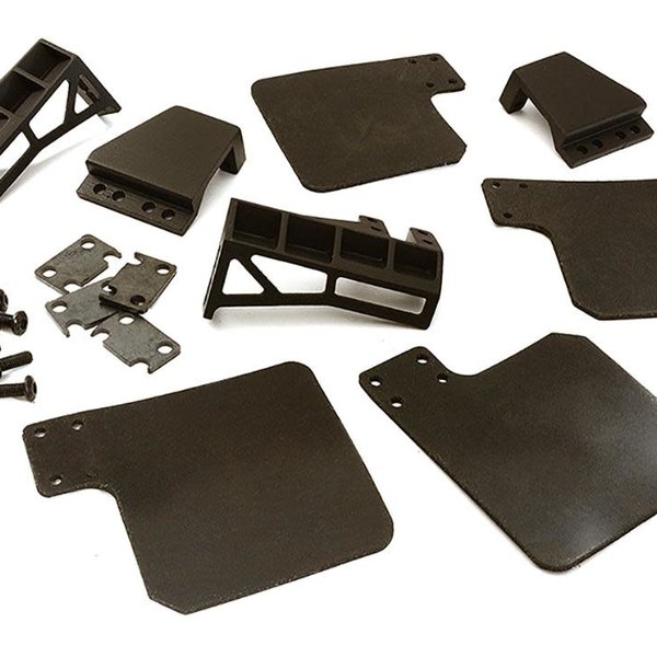 Integy Off-Road Mud Flaps Dirt Guards for Traxxas TRX-4 Scale & Trail Crawler