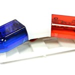 Integy Police Car Roof Top Flashing LED Light Bar Kit for 1/10 Scale