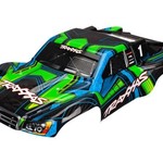 Traxxas Body, Slash 4X4, green and blue (painted, decals applied)