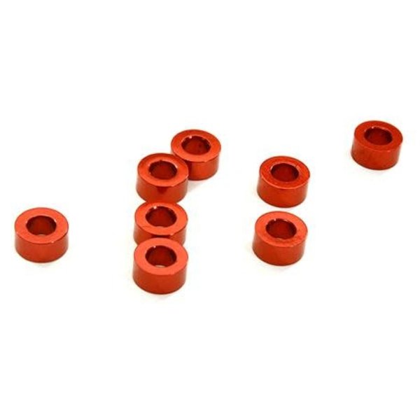 Integy Billet Machined 8pcs Aluminum M3x6 Washer Spacer (Thick=3.0mm)