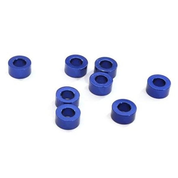 Integy Billet Machined 8pcs Aluminum M3x6 Washer Spacer (Thick=3.0mm)