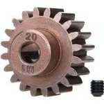 Traxxas Gear, 20-T pinion (1.0 metric pitch) (fits 5mm shaft)/ set screw (compatible with steel spur gears)