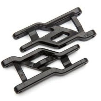 Traxxas Suspension arms, front (black) (2) (heavy duty, cold weather material)