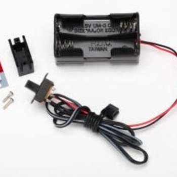 Traxxas BATTERY HOLDER, 4-CELL/ON-OFF SWITCH