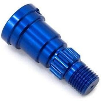 Traxxas Stub axle, aluminum (blue-anodized) (1) (use only with #7750X driveshaft)