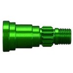Traxxas Stub axle, aluminum (green-anodized) (1) (use only with #7750X driveshaft)