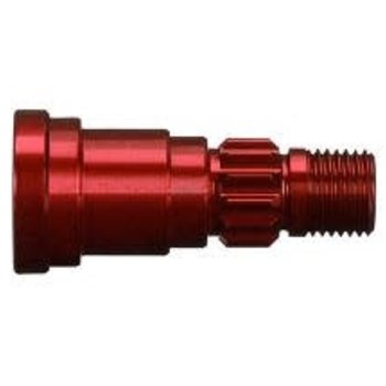 Traxxas Stub axle, aluminum (red-anodized) (1) (use only with #7750X driveshaft)