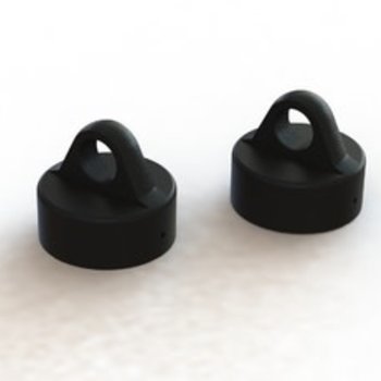 arrma AR330491 Shock Cap Aluminum Black 6S (2)