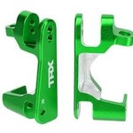 Traxxas Caster blocks (c-hubs), 6061-T6 aluminum (green-anodized), left & right